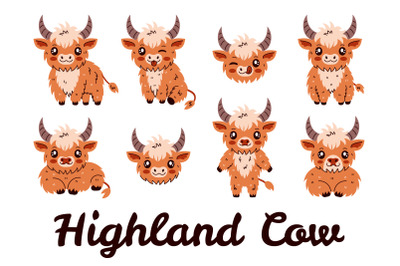 Highland Cow PNG Clipart