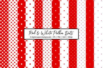 Red and White Polka Dots