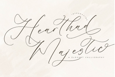 Hearthad Majestic - Elegant Calligraphy