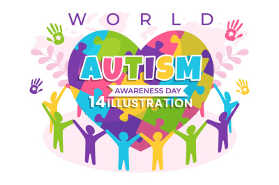 14 World Autism Awareness Day Illustration