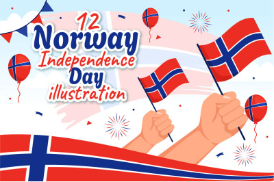 12 Norway Independence Day Illustration