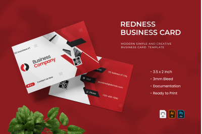 Redness - Business Card