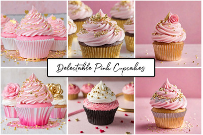 Delectable Pink Cupcakes