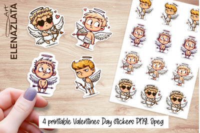Valentines Day Amur baby angel Stickers | love Stickers