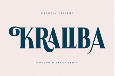 Kraliba - Modern Display Serif