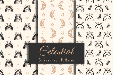 Celestial Seamless Patterns
