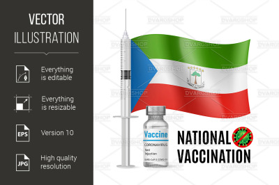 Immunization Icon of Equatorial Guinea