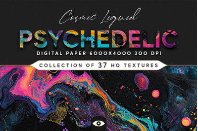 Cosmic Liquid Psychedelic Texture Pack