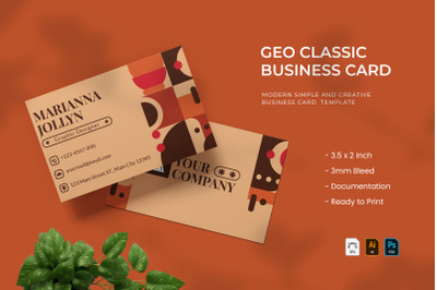 Geo Classic - Business Card