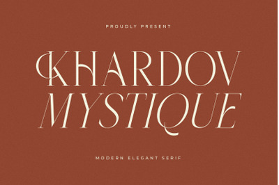 Khardov Mystique - Modern Elegant Serif