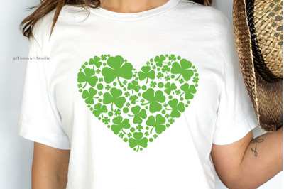 Saint Patrick&#039;s Day Heart SVG  Cut Files