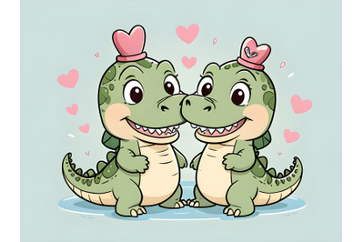 couple Crocodile