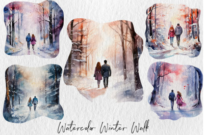 Watercolor Winter Wonderland