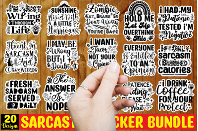 Sarcastic Sticker Bundle,funny Sarcastic Quotes Svg Png Bundle, Sarcas