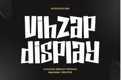 Vihzap Playful Font