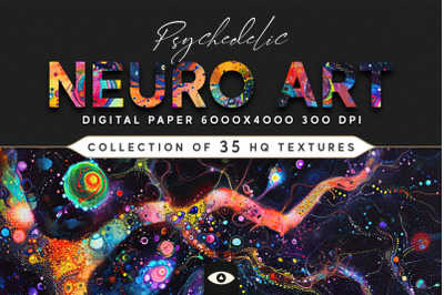 Psychedelic Neuro Art Texture Pack