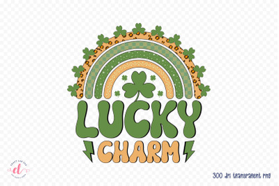 Lucky Charm | Retro St Patrick&#039;s Day PNG