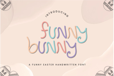 Funny Bunny - A Handwritten Easter Font