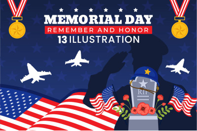 13 Memorial Day Illustration