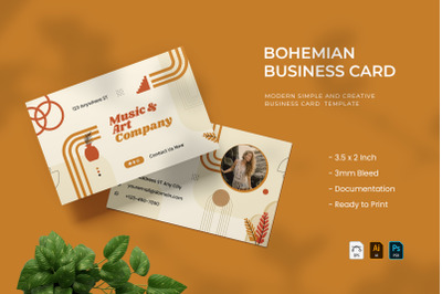 Bohemian - Business Card