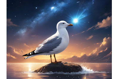 cute sea gull