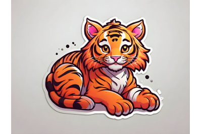 Cute tiger