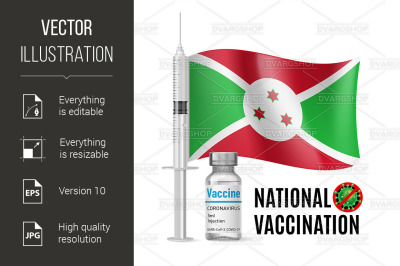 Immunization Icon of Burundi