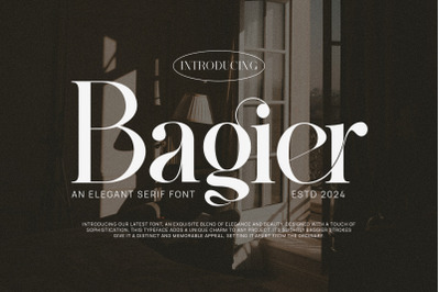 Bagier Elegant Ligature Serif