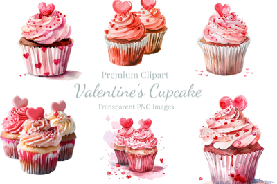 Valentine Cup Cake Clipart Png