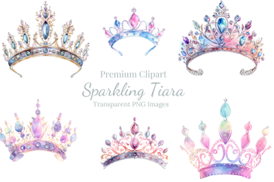 Sparkling Tiara Clipart Transparent Png