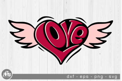 LOVE _ Valentine Svg Sublimation Design