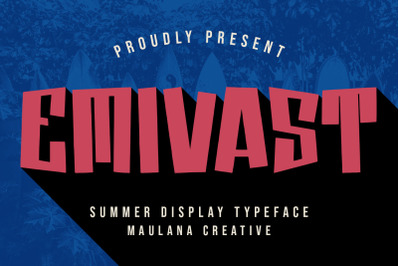 Emivast Summer Display Font