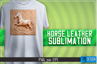 Horse Leather Sublimation | T-Shirt Design | PNG File