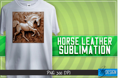 Horse Leather Sublimation | T-Shirt Design | PNG File