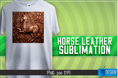 Horse Leather Sublimation | T-Shirt Design | PNG File