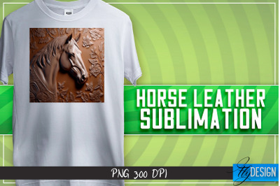 Horse Leather Sublimation | T-Shirt Design | PNG File