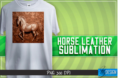 Horse Leather Sublimation | T-Shirt Design | PNG File