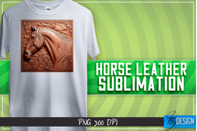 Horse Leather Sublimation | T-Shirt Design | PNG File