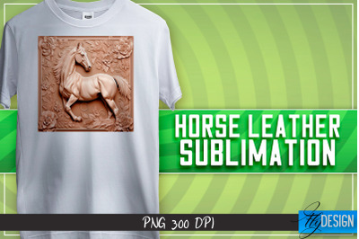 Horse Leather Sublimation | T-Shirt Design | PNG File