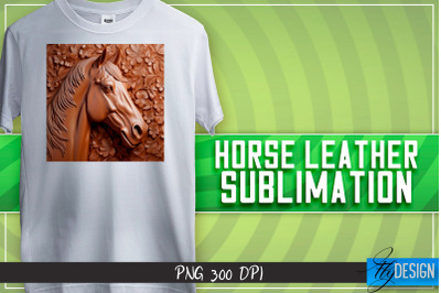 Horse Leather Sublimation | T-Shirt Design | PNG File