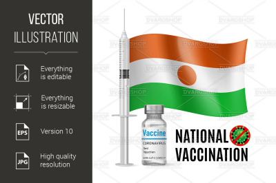 Immunization Icon of Niger