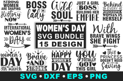 Women&#039;s Day SVG Bundle