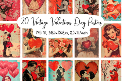 20 Vintage Valentine&#039;s Day Posters