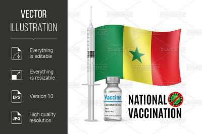 Immunization Icon of Senegal