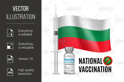 Immunization Icon of Bulgaria