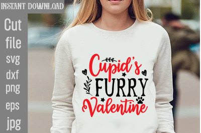 Cupid&#039;s Furry Valentine SVG cut file,Dog Valentine Svg Bundle, Valenti