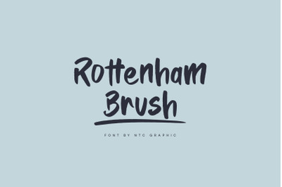Rottenham Brush Handwritten Font