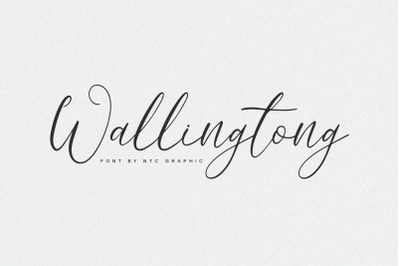 Wallingtong Elegant Script Font