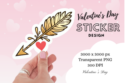 Valentine&#039;s Day Sticker Clipart Png