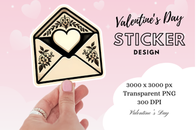 Valentine&#039;s Day Sticker Clipart Png